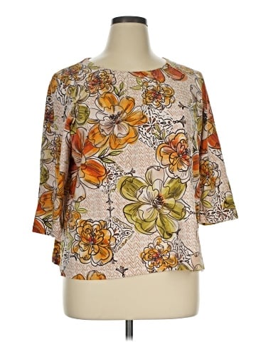Alfred Dunner 3/4 Sleeve Blouse (view 1)