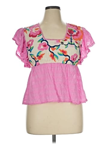 Plenty By Tracy Reese Short Sleeve Blouse (view 1)