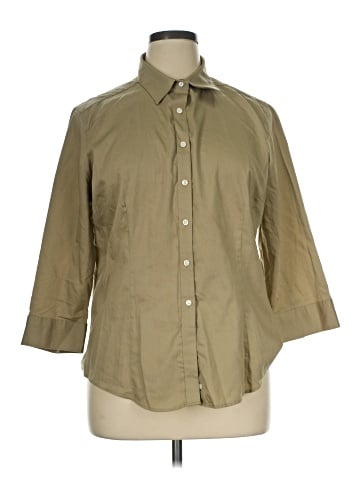 Van Heusen 3/4 Sleeve Button-Down Shirt (view 1)
