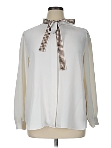 Ann Taylor Long Sleeve Blouse (view 1)