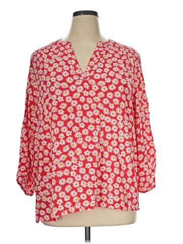 St. John's Bay 3/4 Sleeve Blouse (view 1)