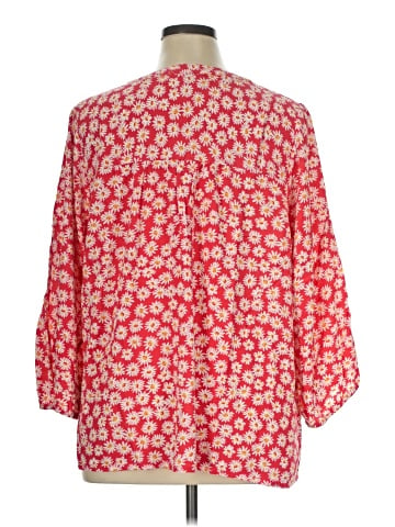 St. John's Bay 3/4 Sleeve Blouse (view 2)