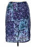 Assorted Brands 100% Polyester Print Blue Formal Skirt Size XL - photo 1