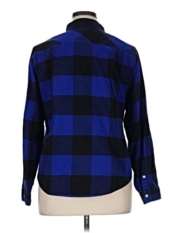 J.Crew Factory Store Long Sleeve Button-Down Shirt (view 2)