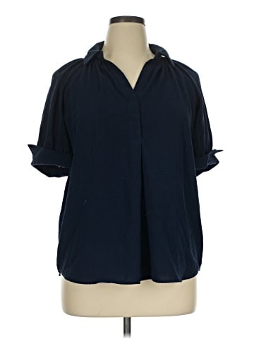 Max Studio 3/4 Sleeve Blouse (view 1)