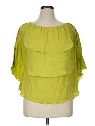 Ashley Stewart Short Sleeve Blouse (view 1)