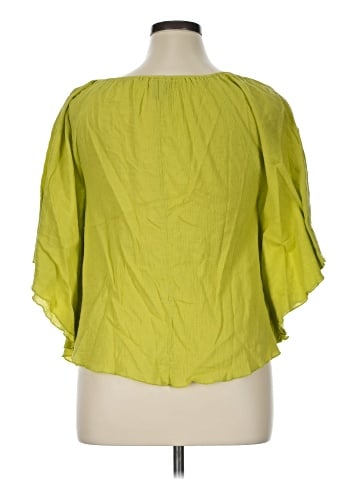 Ashley Stewart Short Sleeve Blouse (view 2)