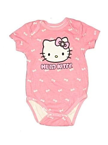 Hello Kitty Short Sleeve Onesie (view 1)