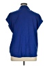 Express Blue Short Sleeve Blouse Size XL - photo 2