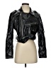 Topshop 100% Polyurethane Black Jacket Size 4 - photo 1