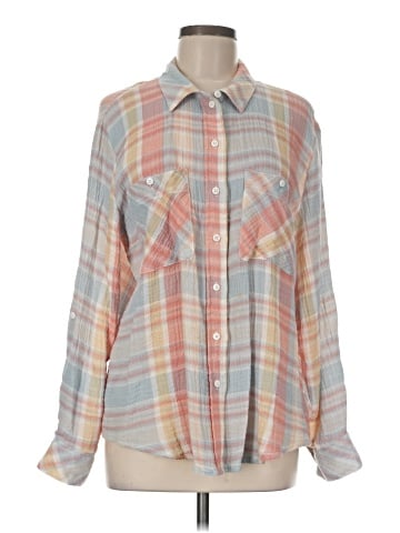 Sanctuary Long Sleeve Button-Down Shirt (view 1)