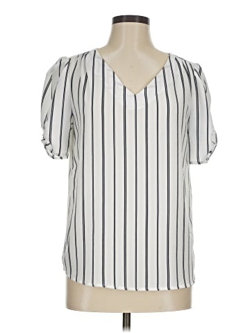 Adrianna Papell Short Sleeve Blouse (view 1)