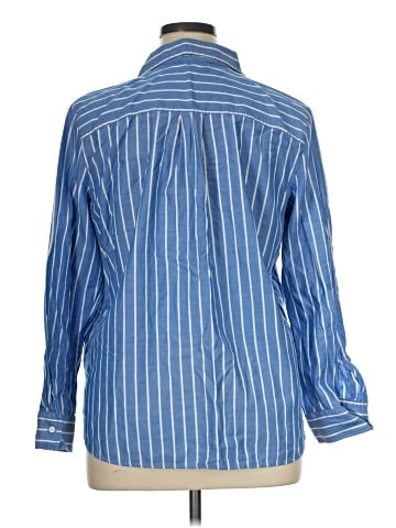 Ann Taylor LOFT Long Sleeve Button-Down Shirt (view 2)