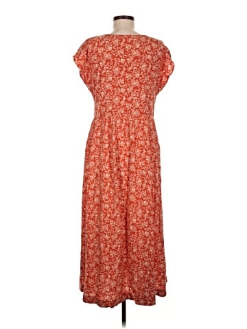 Madewell Button-Front Midi Dress in Piazza Floral (view 2)