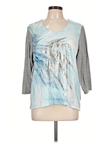 Zenergy by Chico's 3/4 Sleeve T-Shirt (view 1)