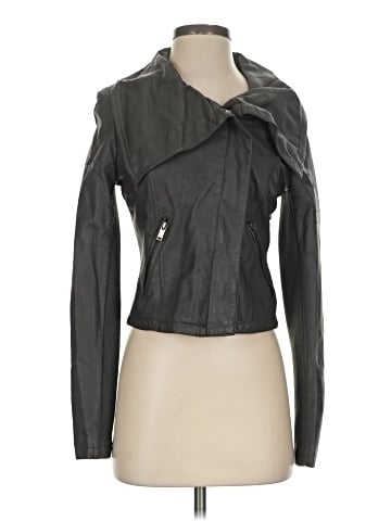 Cusp by Neiman Marcus Faux Leather Jacket (view 1)