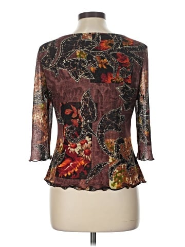 Tribal 3/4 Sleeve Blouse (view 2)