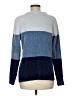 Karen Scott 100% Polyester Color Block Blue Pullover Sweater Size M - photo 2