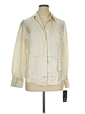 Jones New York Collection Long Sleeve Silk Top (view 1)