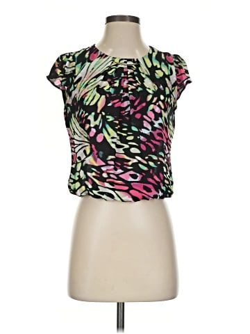 Worthington Short Sleeve Blouse (view 1)