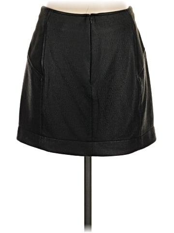 BCBGMAXAZRIA Faux Leather Skirt (view 2)