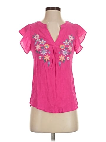 Blu Pepper Short Sleeve Blouse (view 1)