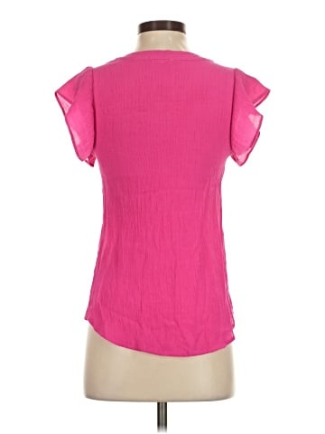 Blu Pepper Short Sleeve Blouse (view 2)
