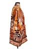 DR2 100% Polyester Orange Kimono Size S - photo 4