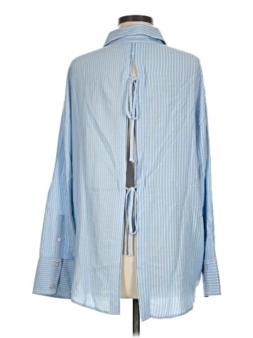 American Eagle Outfitters Long Sleeve Button-Down Shirt (view 2)