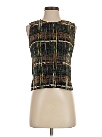Plisse Sleeveless Blouse (view 1)