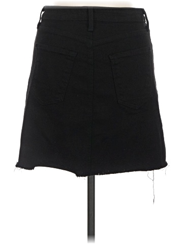 Just Black Denim Skirt (view 2)