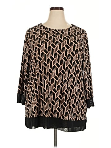 Anne Klein 3/4 Sleeve Blouse (view 1)