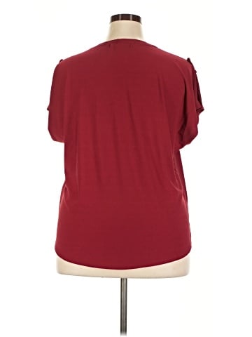 Naked Wardrobe Short Sleeve Blouse (view 2)