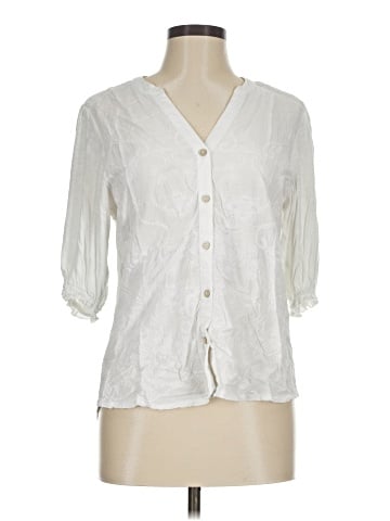 Democracy 3/4 Sleeve Blouse (view 1)