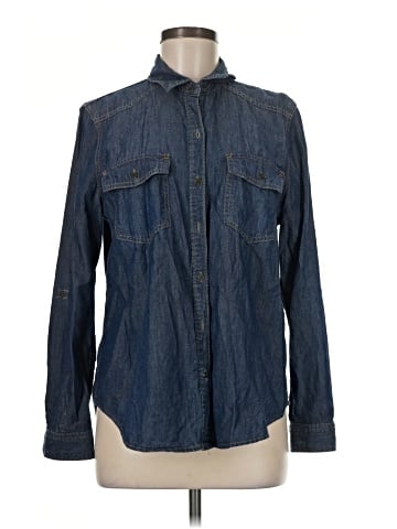 a.n.a. A New Approach Long Sleeve Button-Down Shirt (view 1)
