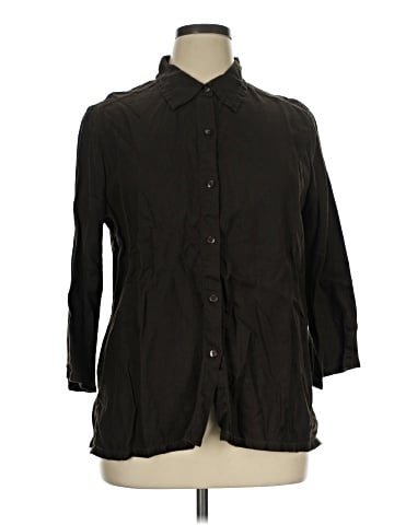 Liz Claiborne 3/4 Sleeve Button-Down Shirt (view 1)