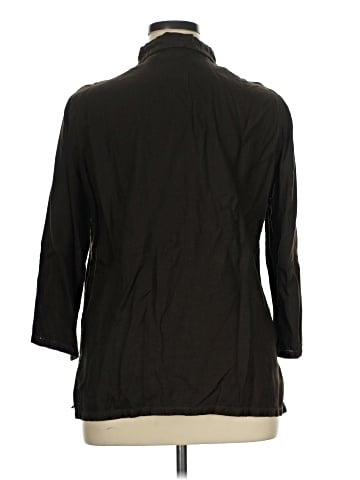 Liz Claiborne 3/4 Sleeve Button-Down Shirt (view 2)
