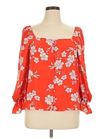 Sanctuary 3/4 Sleeve Blouse (view 1)