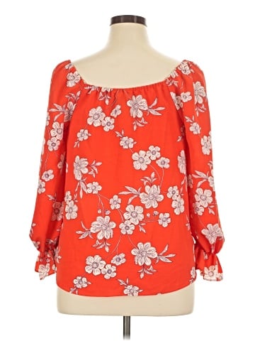 Sanctuary 3/4 Sleeve Blouse (view 2)