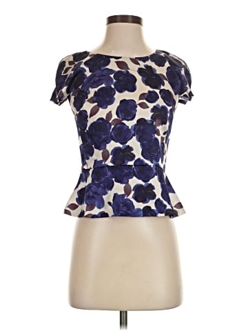 Ann Taylor Short Sleeve Blouse (view 1)