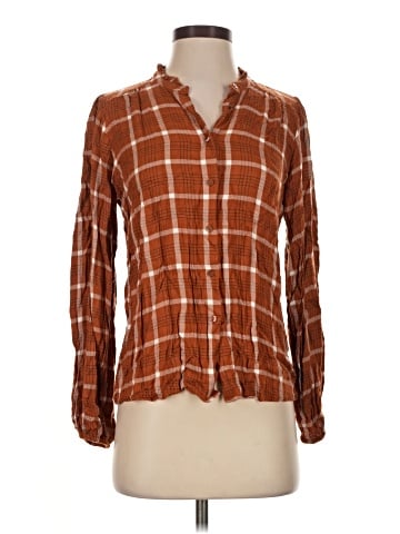 Ann Taylor Factory Long Sleeve Blouse (view 1)