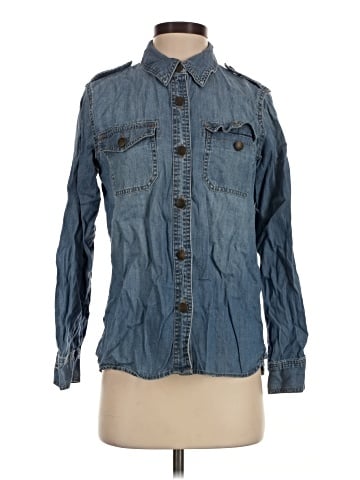 CAbi Long Sleeve Button-Down Shirt (view 1)