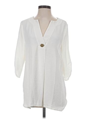 Brina & Em 3/4 Sleeve Blouse (view 1)