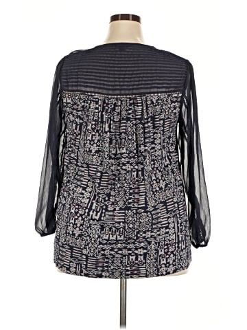 Lucky Brand 3/4 Sleeve Blouse (view 2)