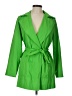 Zara Basic Green Trenchcoat Size L - photo 1
