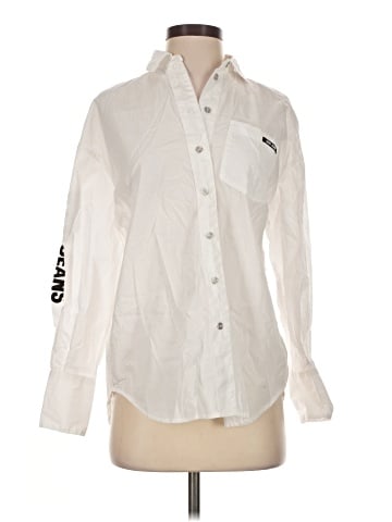 DKNY Jeans Long Sleeve Button-Down Shirt (view 1)