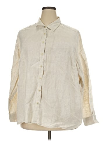 Lands' End Long Sleeve Button-Down Shirt (view 1)