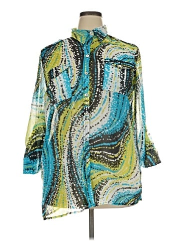 Ruby Rd. 3/4 Sleeve Blouse (view 1)