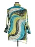 Ruby Rd. Print Teal 3/4 Sleeve Blouse Size 18 - photo 2