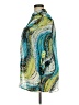 Ruby Rd. Print Teal 3/4 Sleeve Blouse Size 18 - photo 5